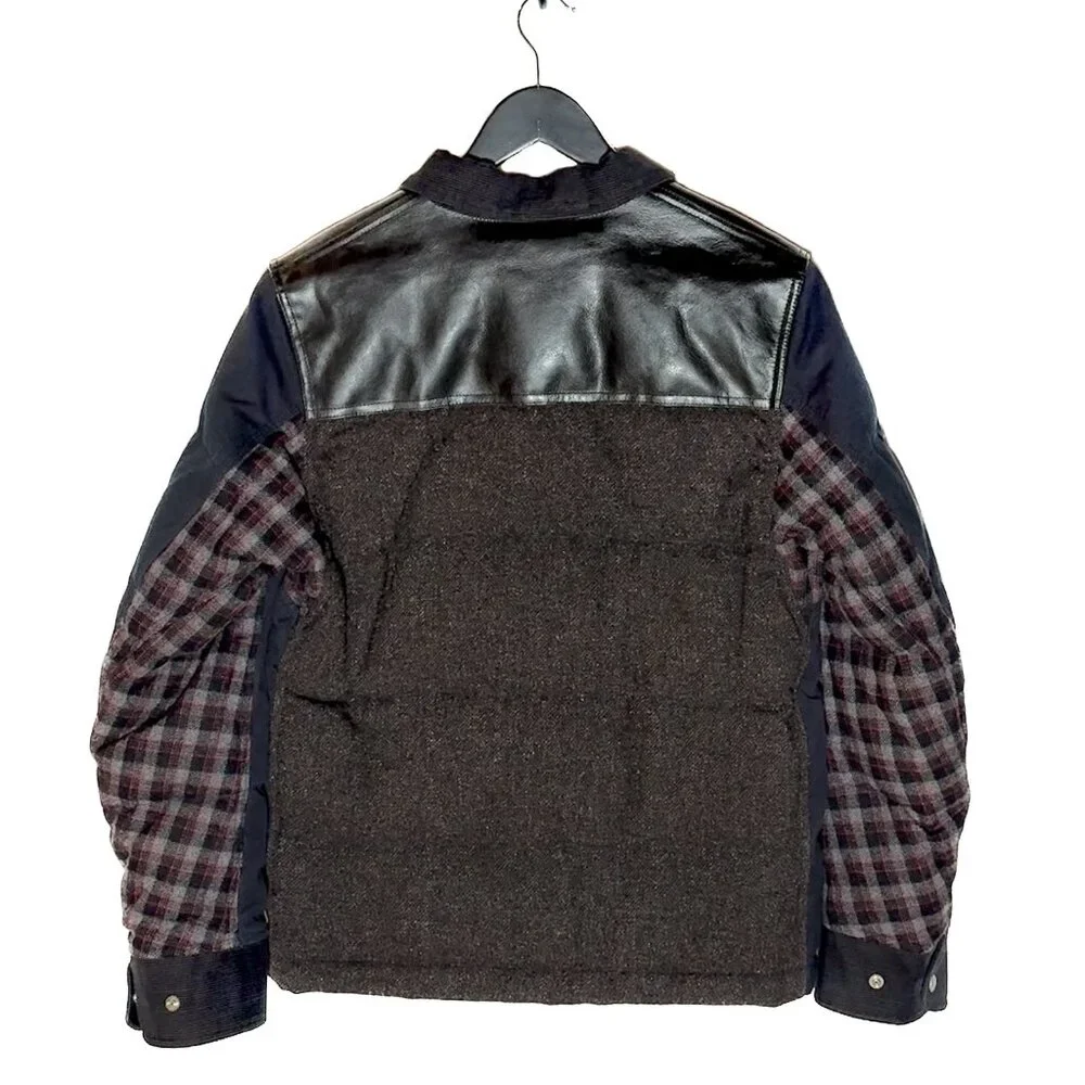 Junya Watanabe Comme Des Garçons Navy Blue Down Blazer Jacket - Picture 3 of 9